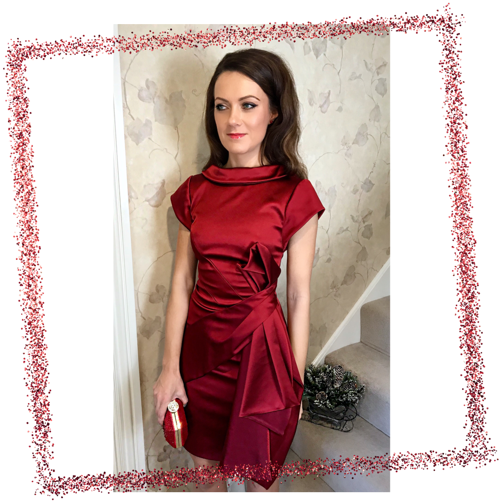 Karen Millen Red Velvet Dress Clearance ...