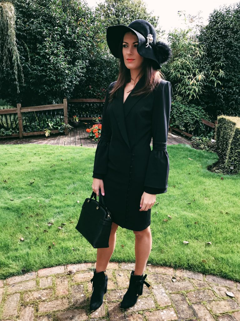 michelle keegan tuxedo dress