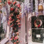 ELEGANT DUCHESS FASHION Swarovski Flash Pierced Earrings, White, Rose Gold Plating White Rose gold-plated | Forever Unique Red And White Off-Shoulder Dress | MIU MIU sunglasses | Glamorous pear embellished sandals | Radley Bag | Peggy Porschen London