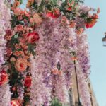 ELEGANT DUCHESS FASHION Swarovski Flash Pierced Earrings, White, Rose Gold Plating White Rose gold-plated | Forever Unique Red And White Off-Shoulder Dress | MIU MIU sunglasses | Glamorous pear embellished sandals | Radley Bag | Peggy Porschen London