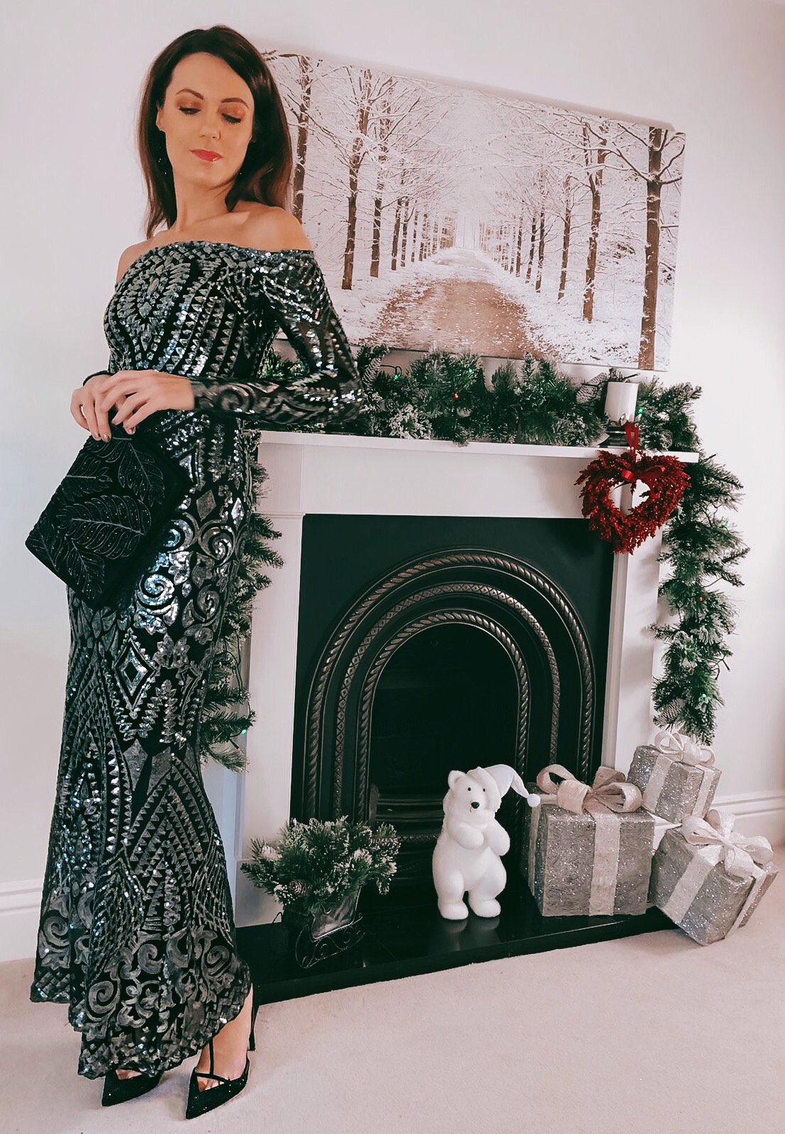 stephanie pratt sequin dress