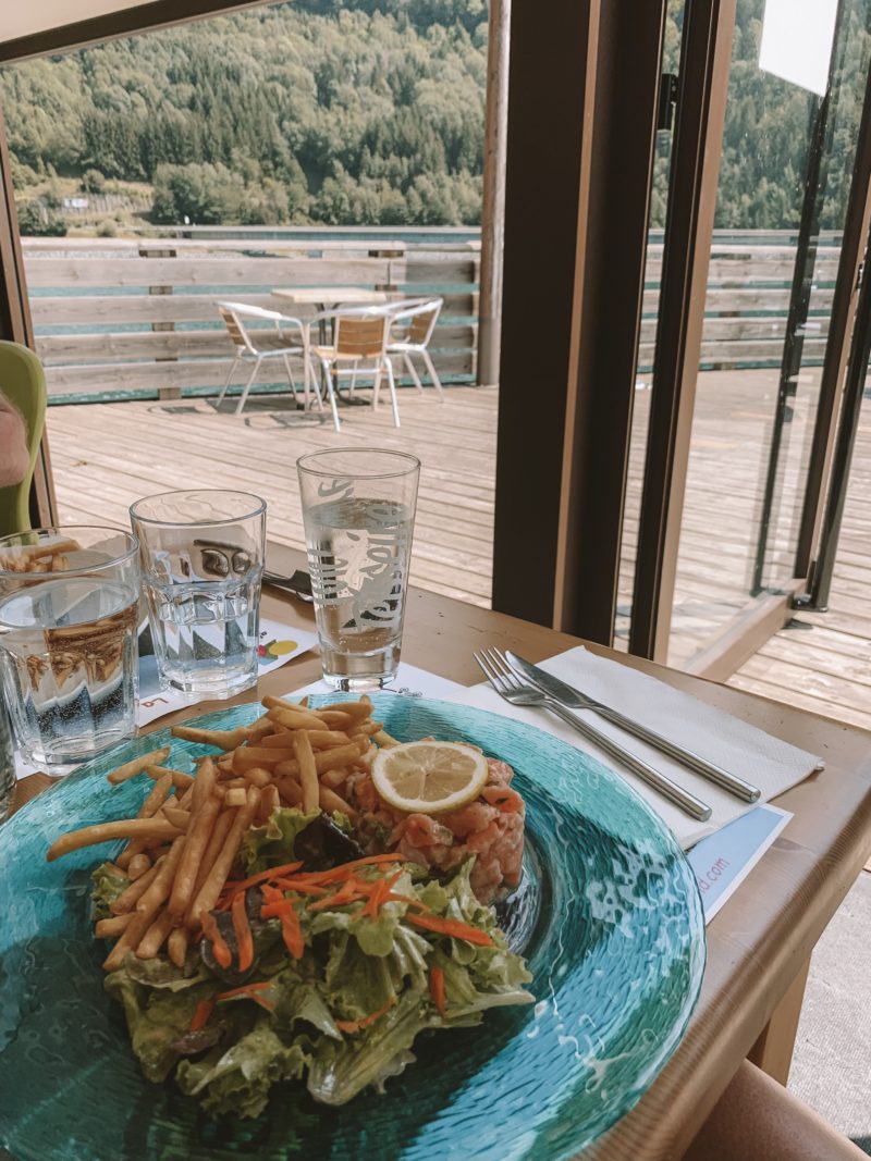 La Guinguette restaurant, the Alps, France