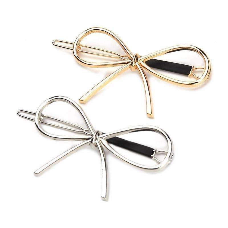 Elegant Duchess Boutique Crystal Rhinestone Bow Hair Clip