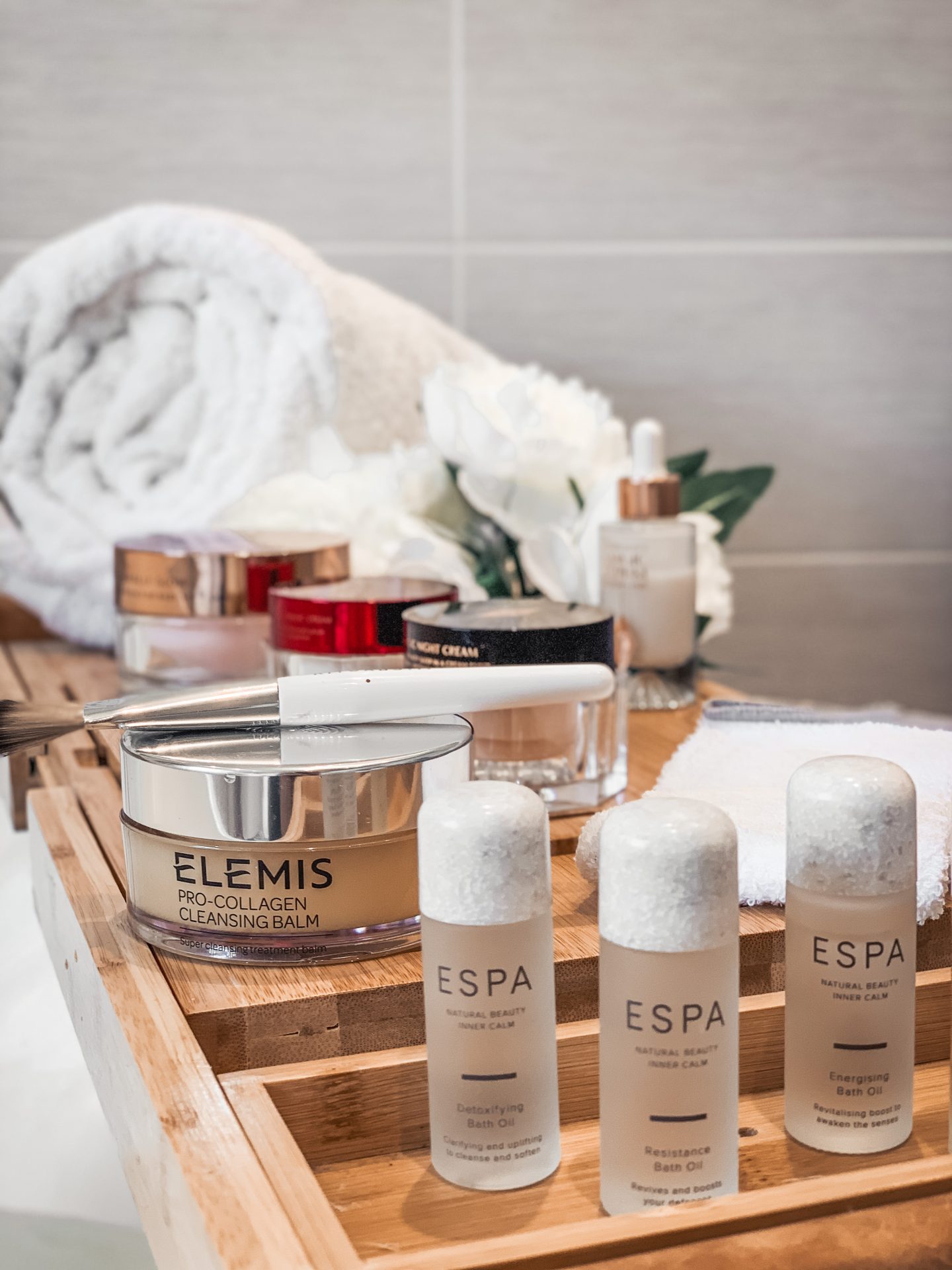 SPA AT HOME | ELEMIS PRODUCTS, CHARLOTTE TILBURY PRODUCTS