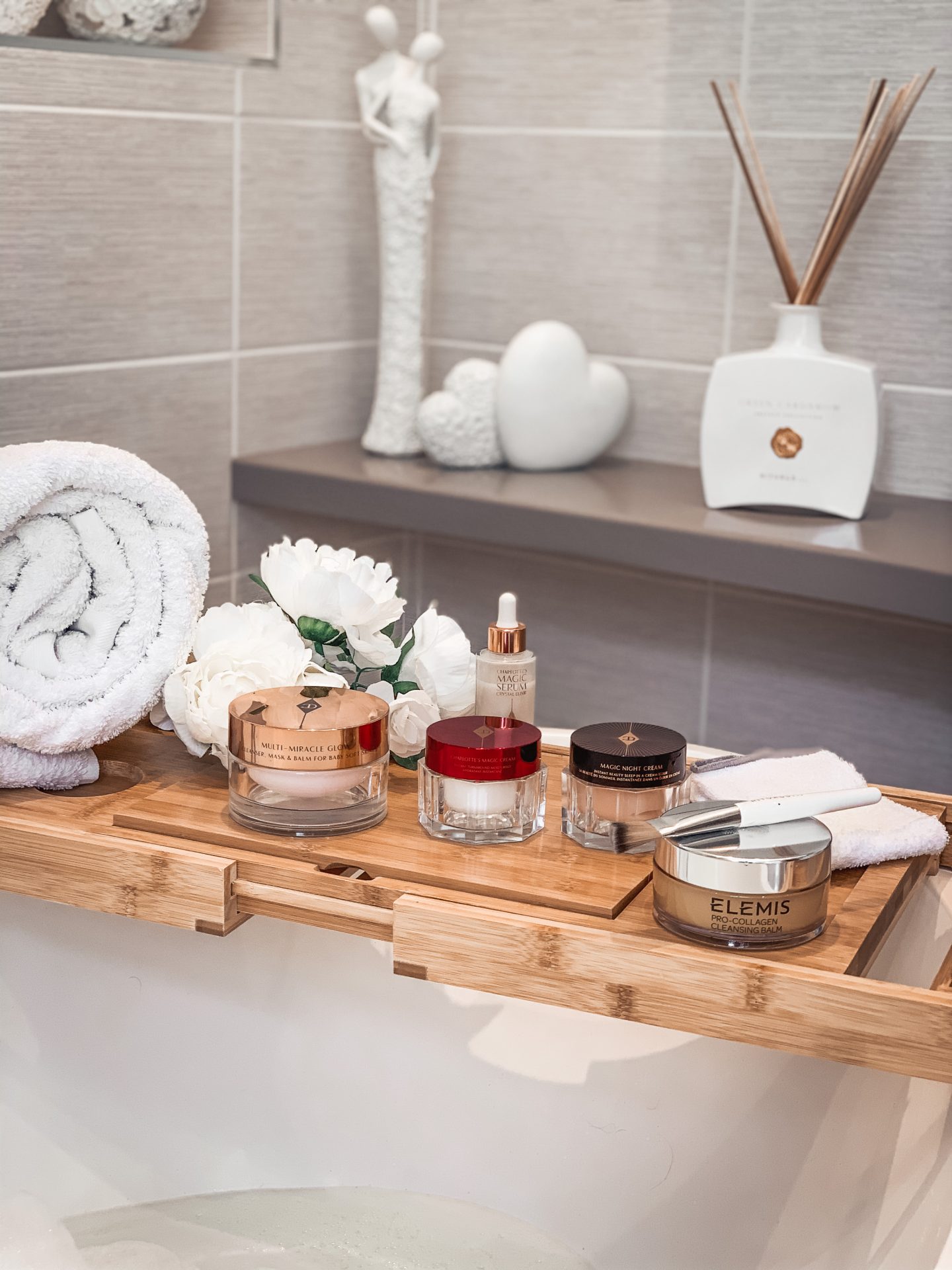 SPA AT HOME | ELEMIS PRODUCTS, CHARLOTTE TILBURY PRODUCTS