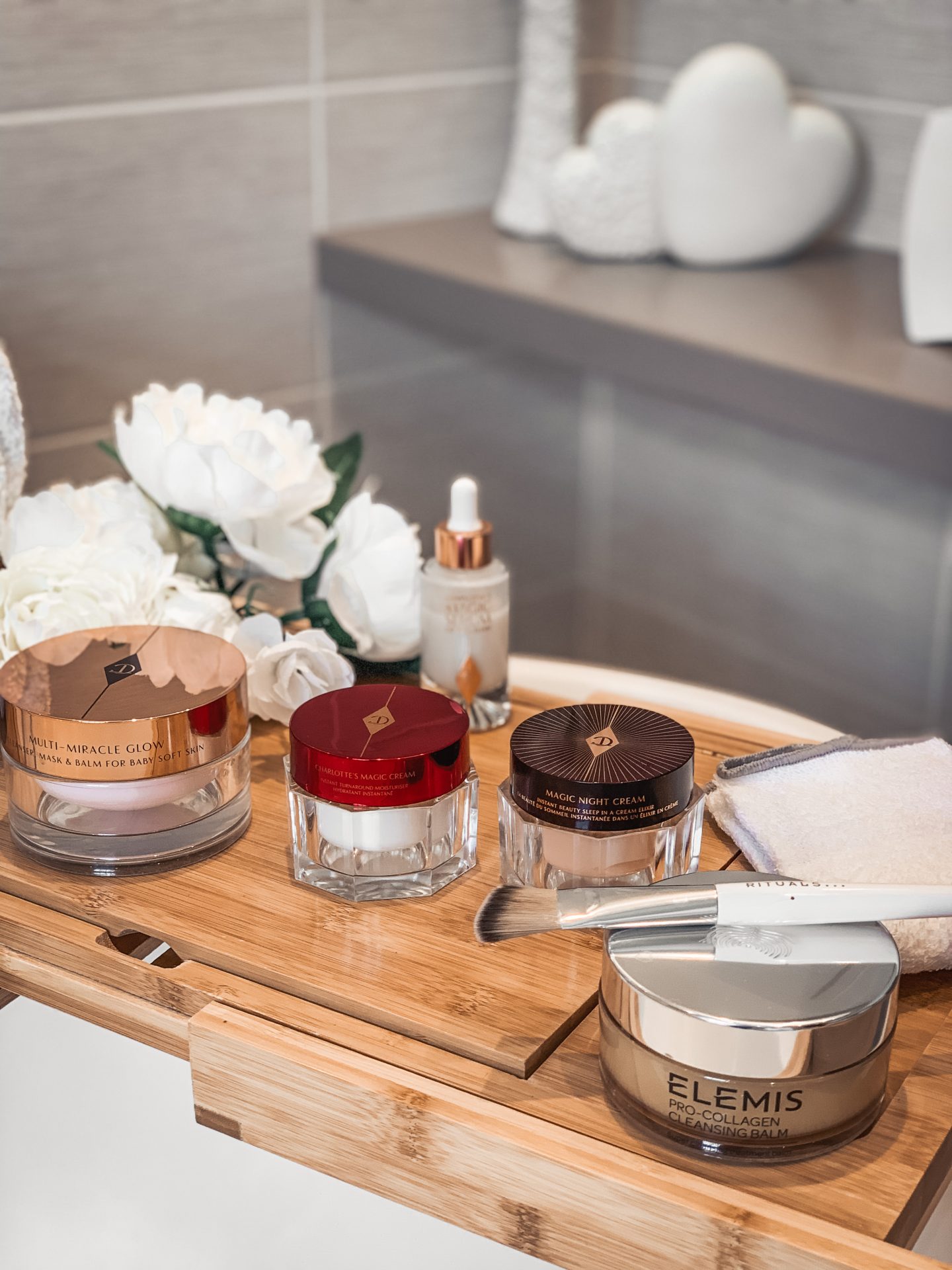 SPA AT HOME | ELEMIS PRODUCTS, CHARLOTTE TILBURY PRODUCTS