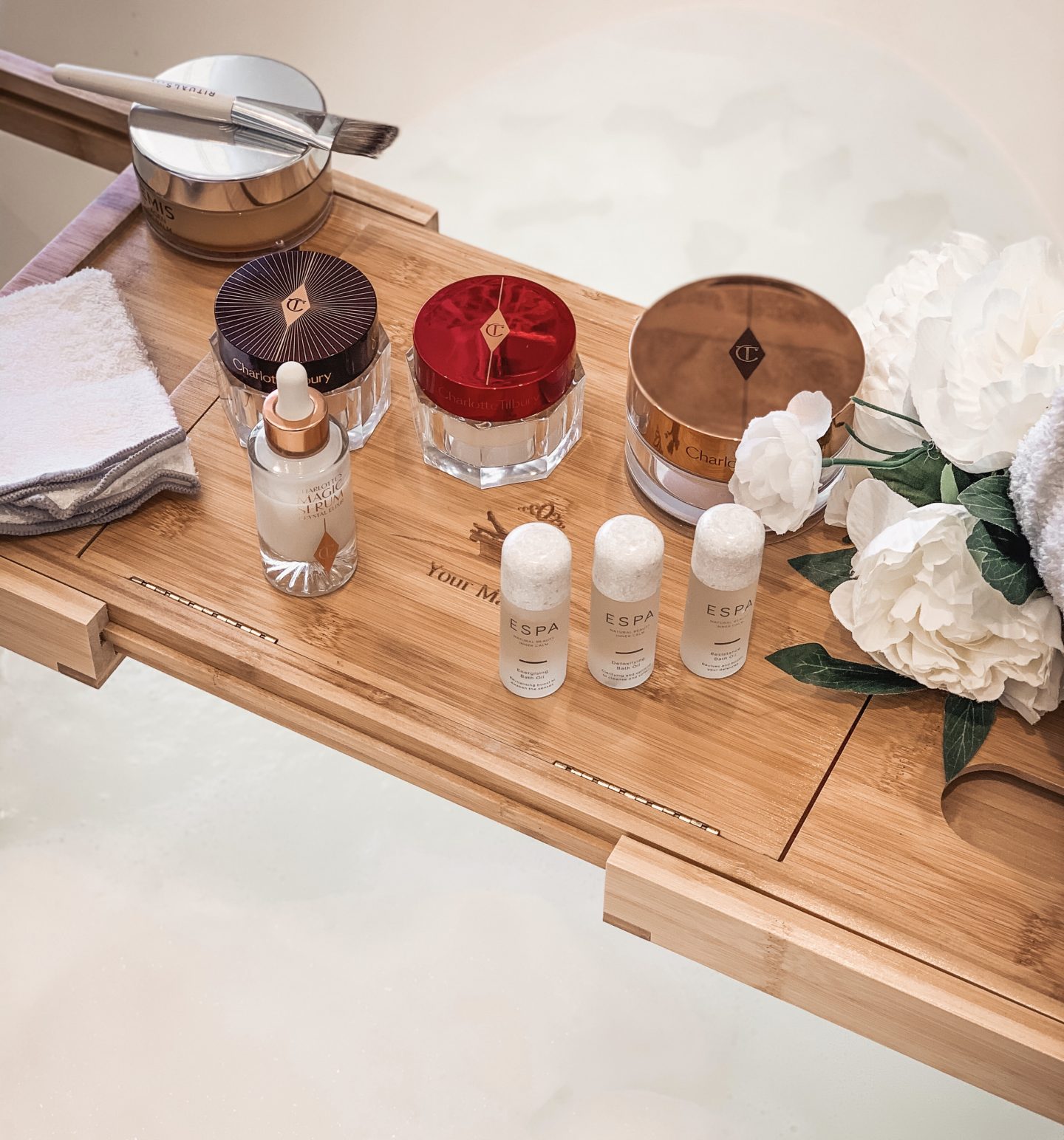 SPA AT HOME | ELEMIS PRODUCTS, CHARLOTTE TILBURY PRODUCTS