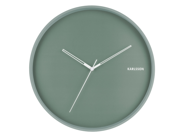 Karlsson Hue Sweep Metal Wall Clock, 40cm, Green