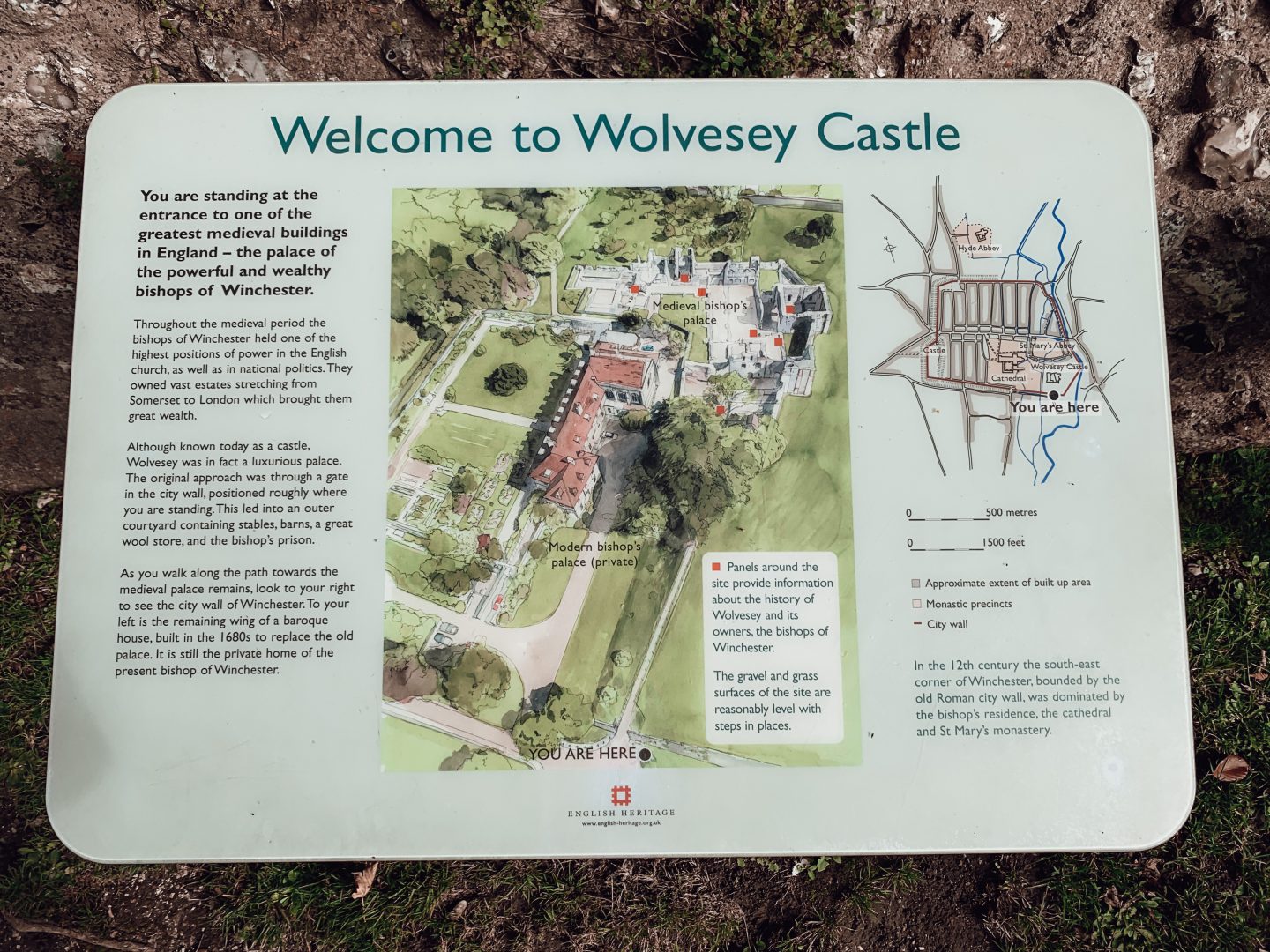 WOLVESEY CASTLE REMAINS