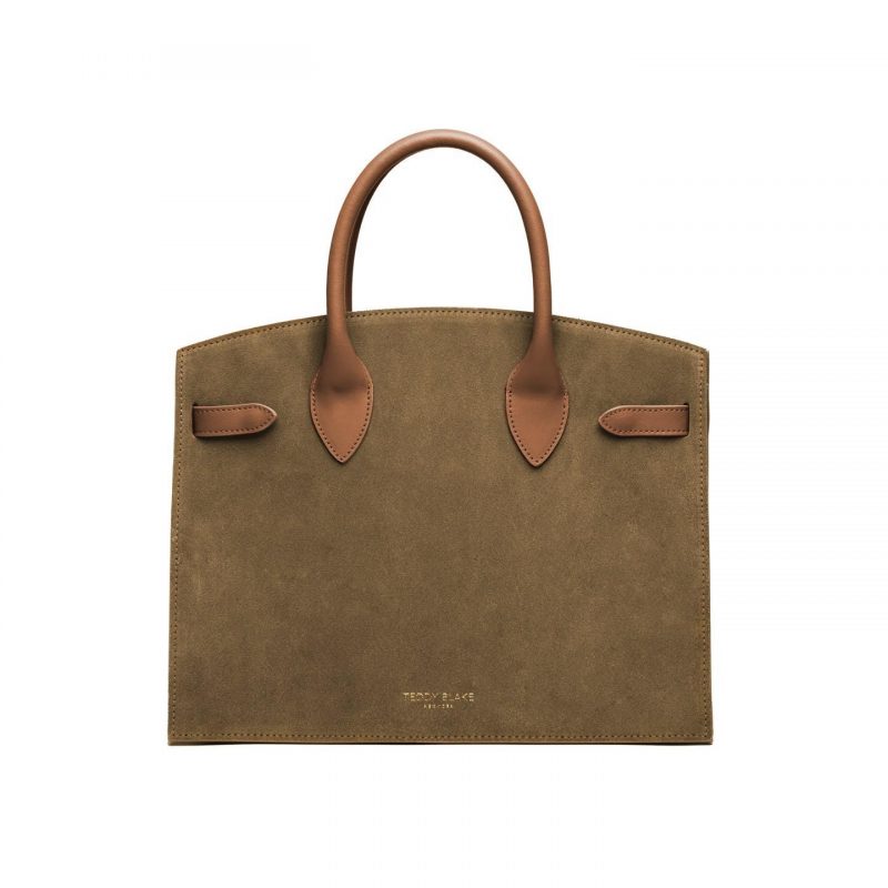 TEDDY BLAKE KATE DUO LEATHER 12&quot; - ARMY GREEN&amp;CAMEL