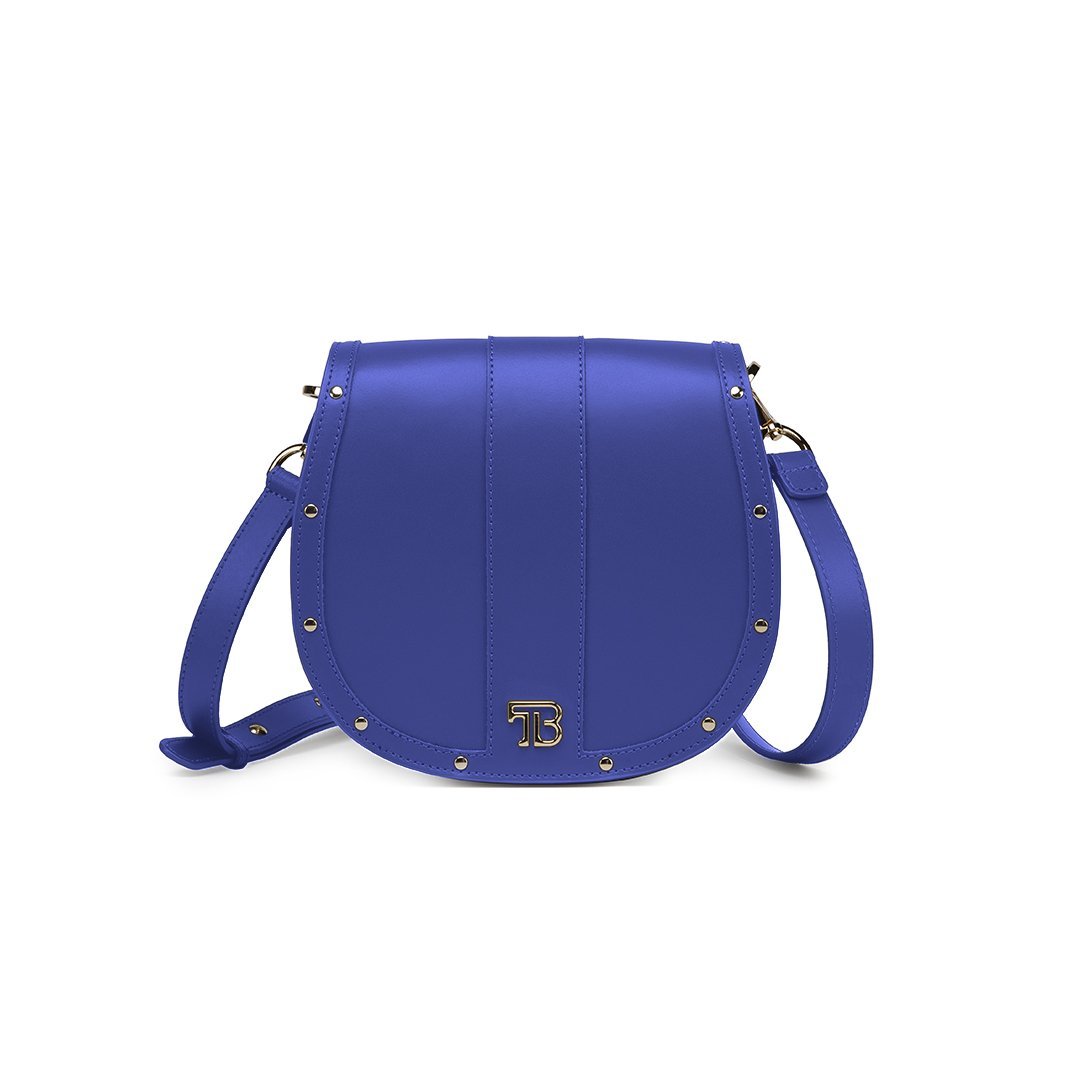 TEDDY BLAKE BAG SARA ORO 7" - ROYAL BLUE&BLACK