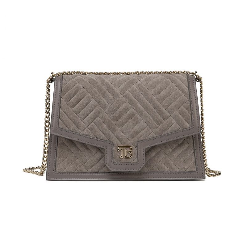 TEEDY BLAKE BAG SOPHIA DUO LEATHER 9&quot; - BEIGE