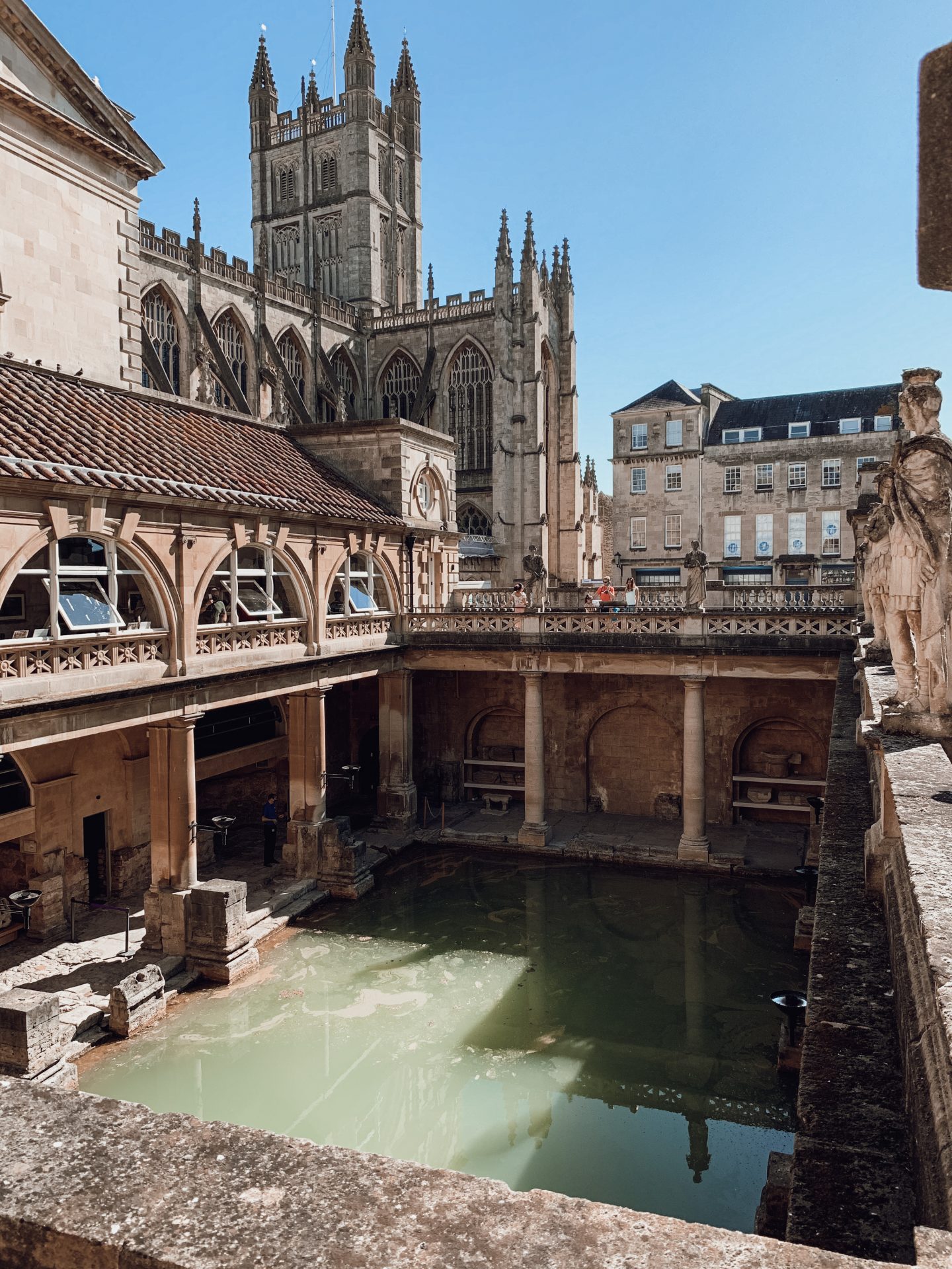 The Roman Baths - city of Bath, Somerset, England