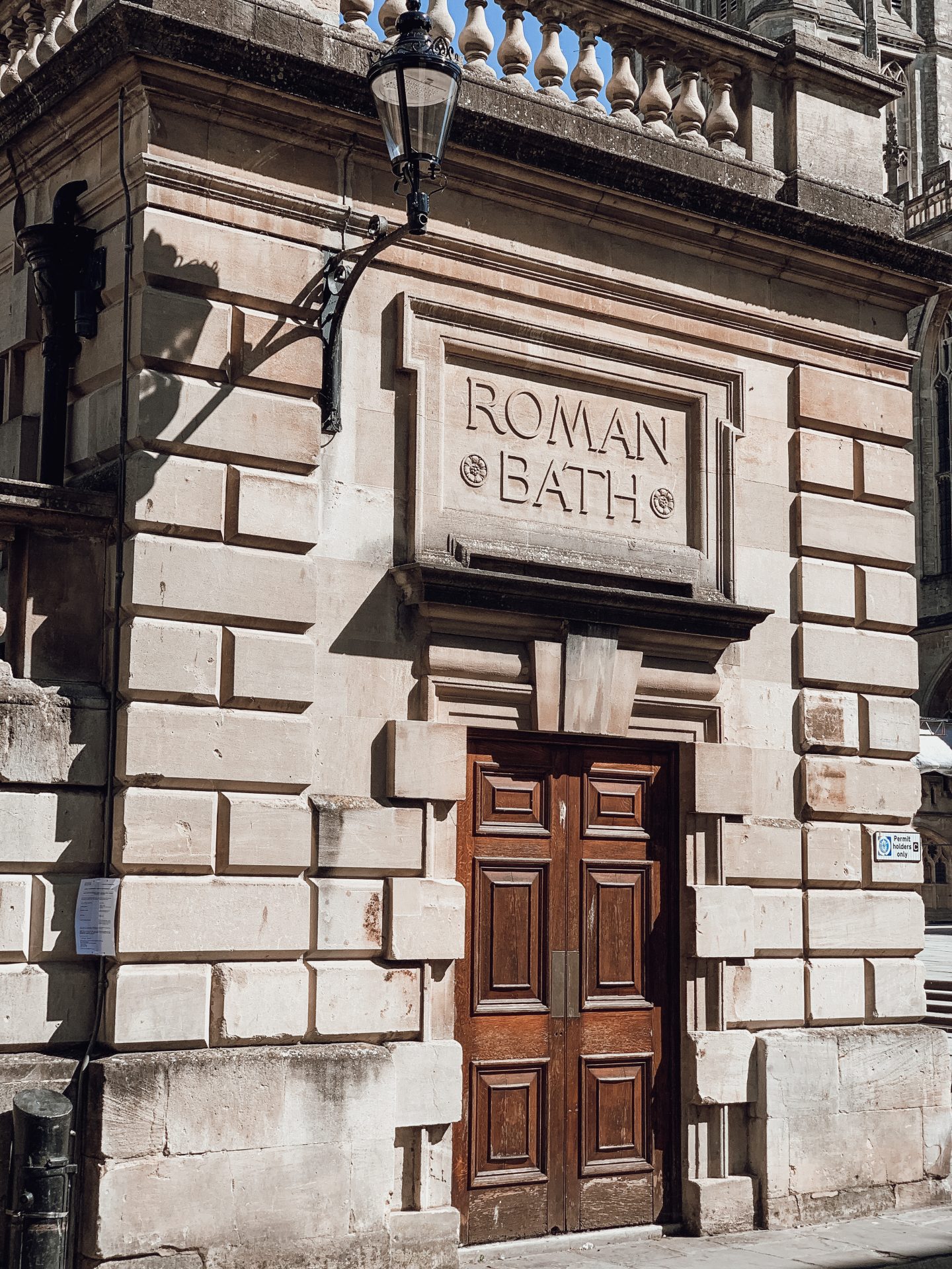 The Roman Baths - city of Bath, Somerset, England