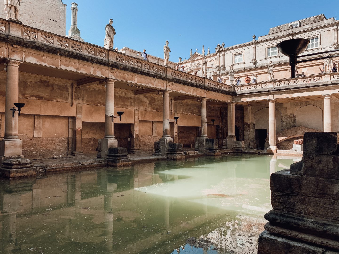 The Roman Baths - city of Bath, Somerset, England