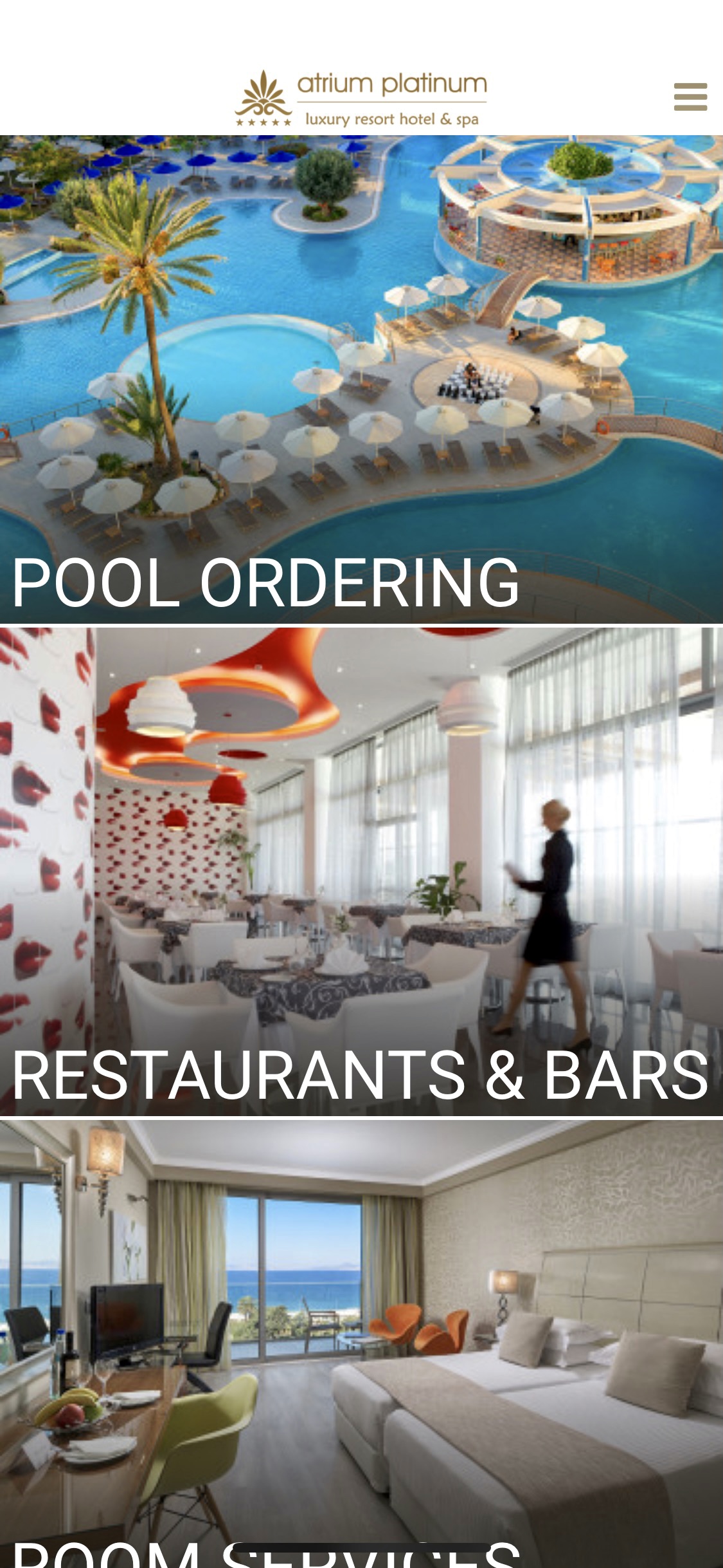 Holiday in Rhodes, Greece. Atrium Hotels. Atrium Platinum Resort Hotel & Spa. Best Hotels in Rhodes | Exclusivi App