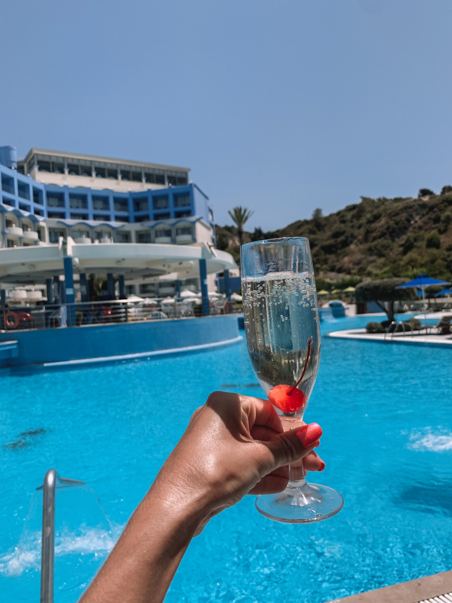 Holiday in Rhodes, Greece. Atrium Hotels. Atrium Platinum Resort Hotel & Spa. Best Hotels in Rhodes | Cocktail Rotonda Pool Bar in Atrium Platinum Hotel