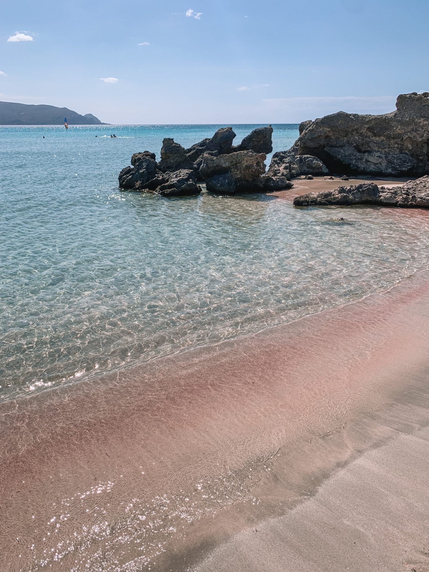 Elafonisi Beach in West Crete, Greece