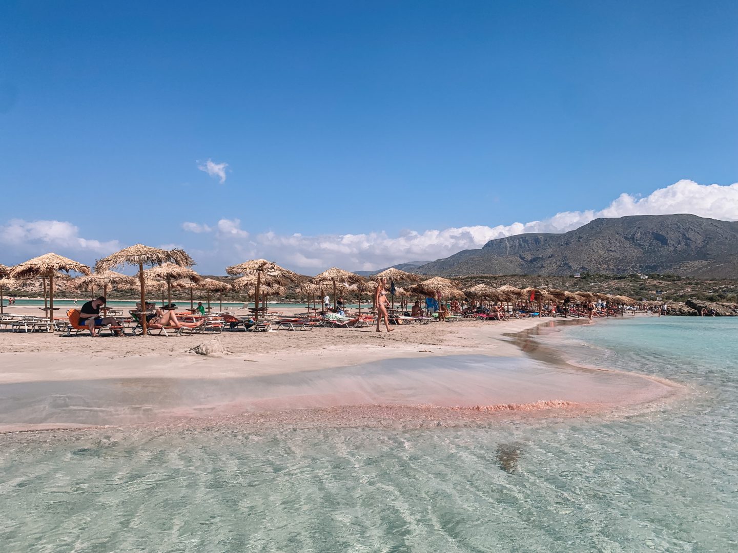 Elafonisi Beach in West Crete, Greece