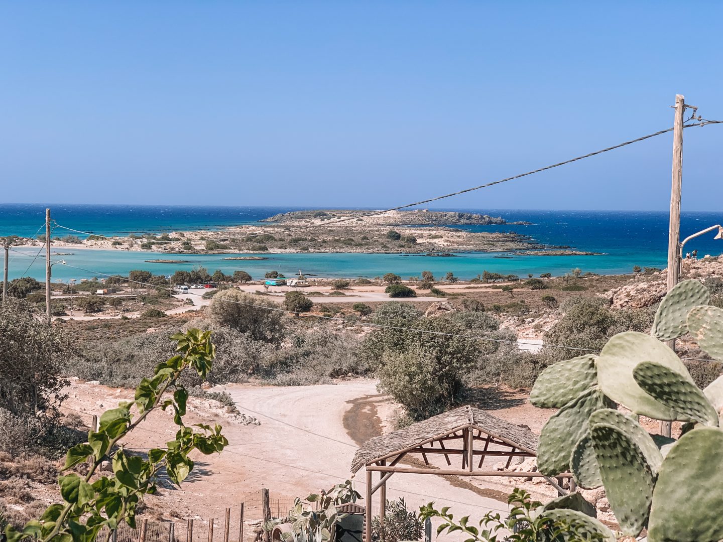 Elafonisi Beach in West Crete, Greece