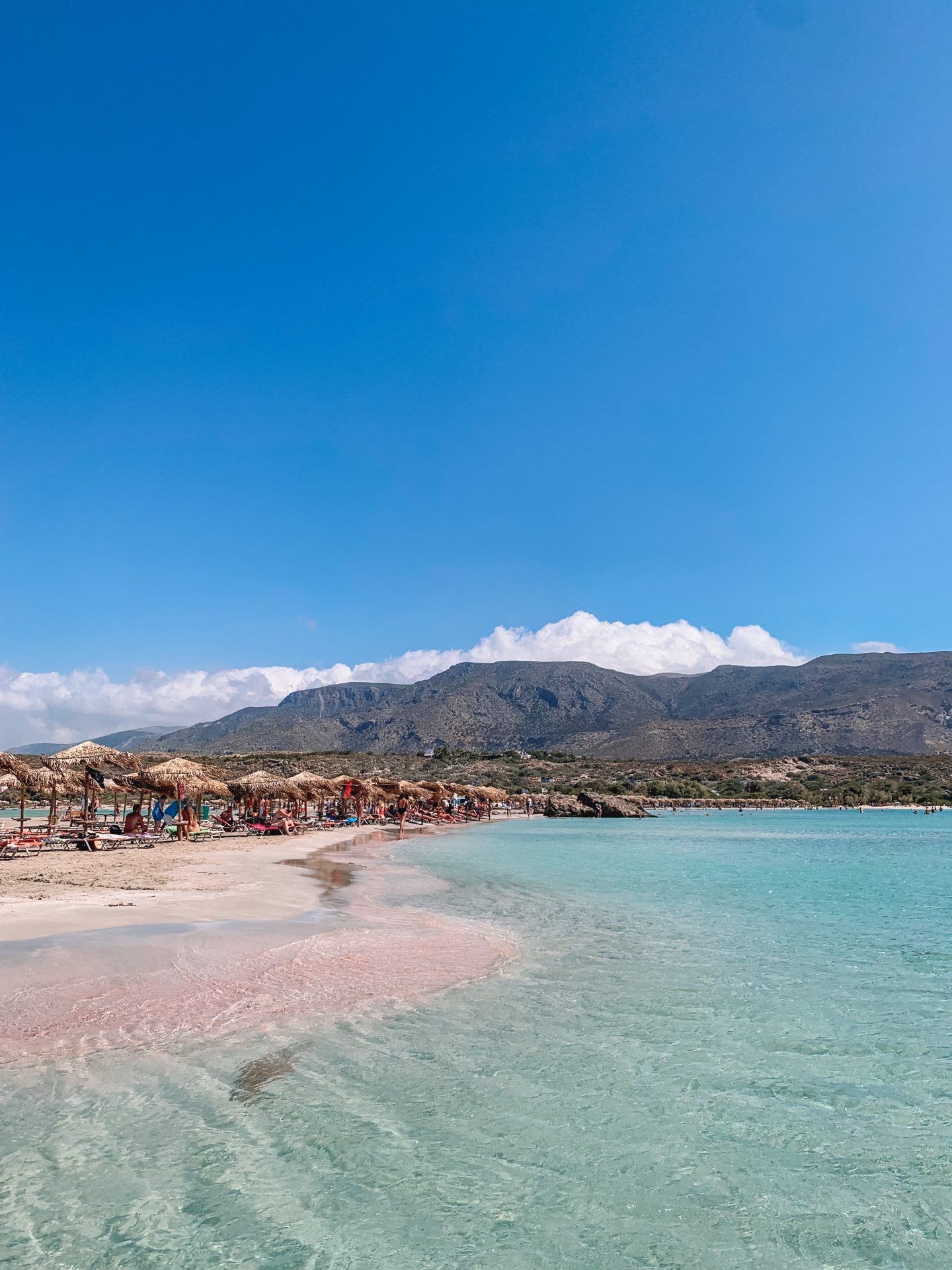 Elafonisi Beach in West Crete, Greece