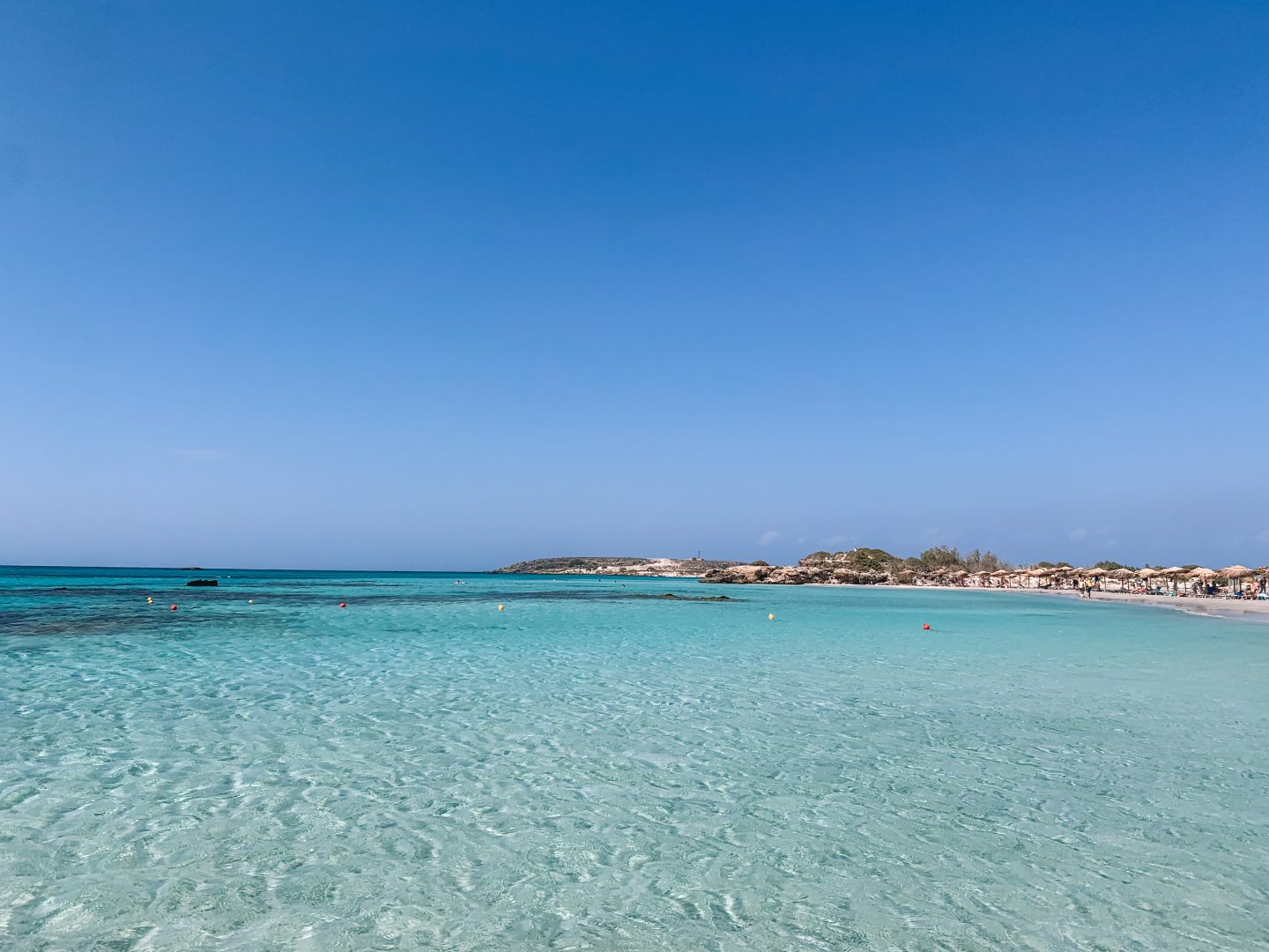 Elafonisi Beach in West Crete, Greece