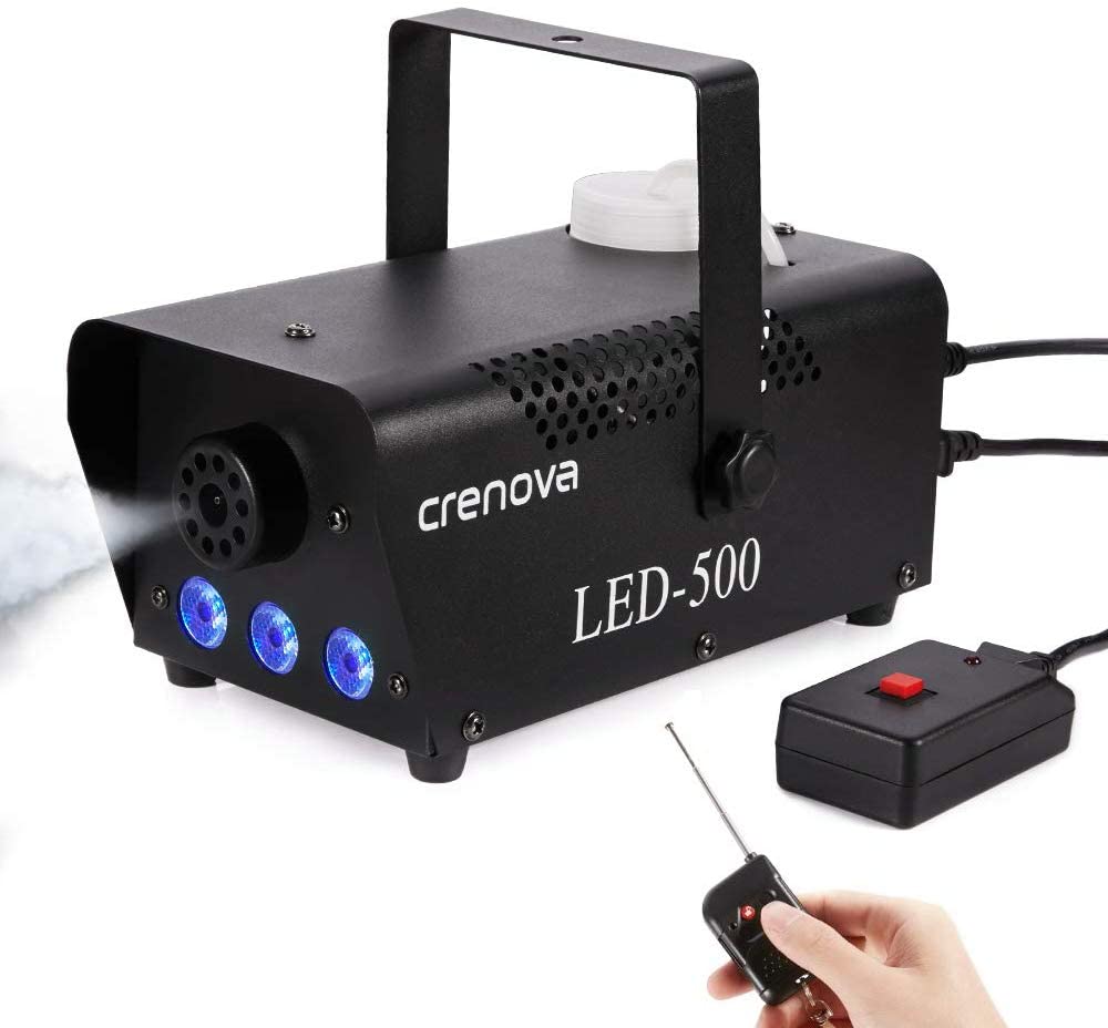 Fog Machine, 7 Color LED Lights