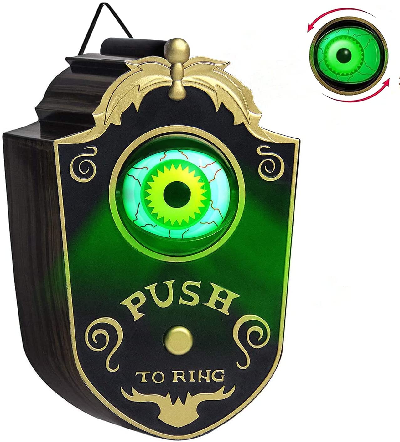 Halloween Doorbell Decoration, Animated One-eyed