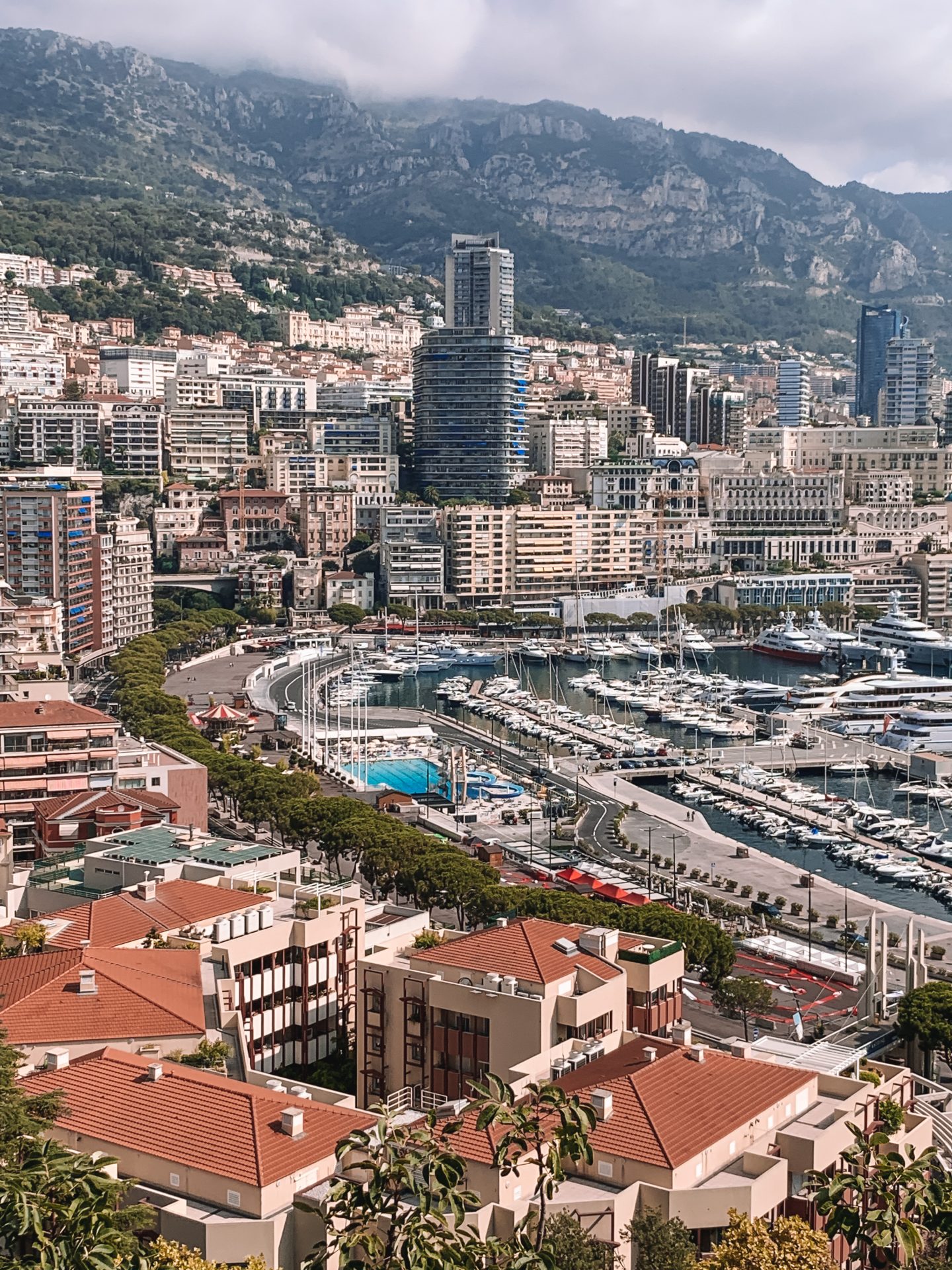 The Prince’s Palace, the official residence of the Grimaldi family (Palais Princier de Monaco), Monaco