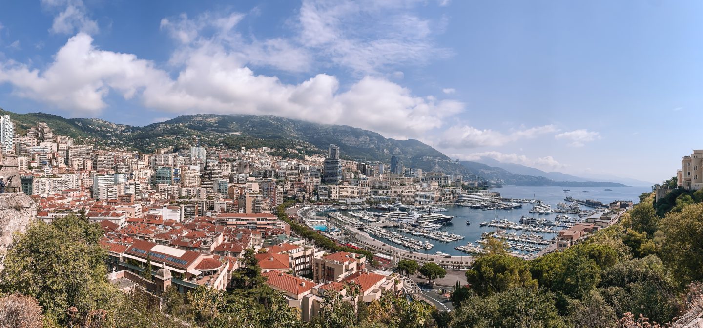 The Prince’s Palace, the official residence of the Grimaldi family (Palais Princier de Monaco), Monaco