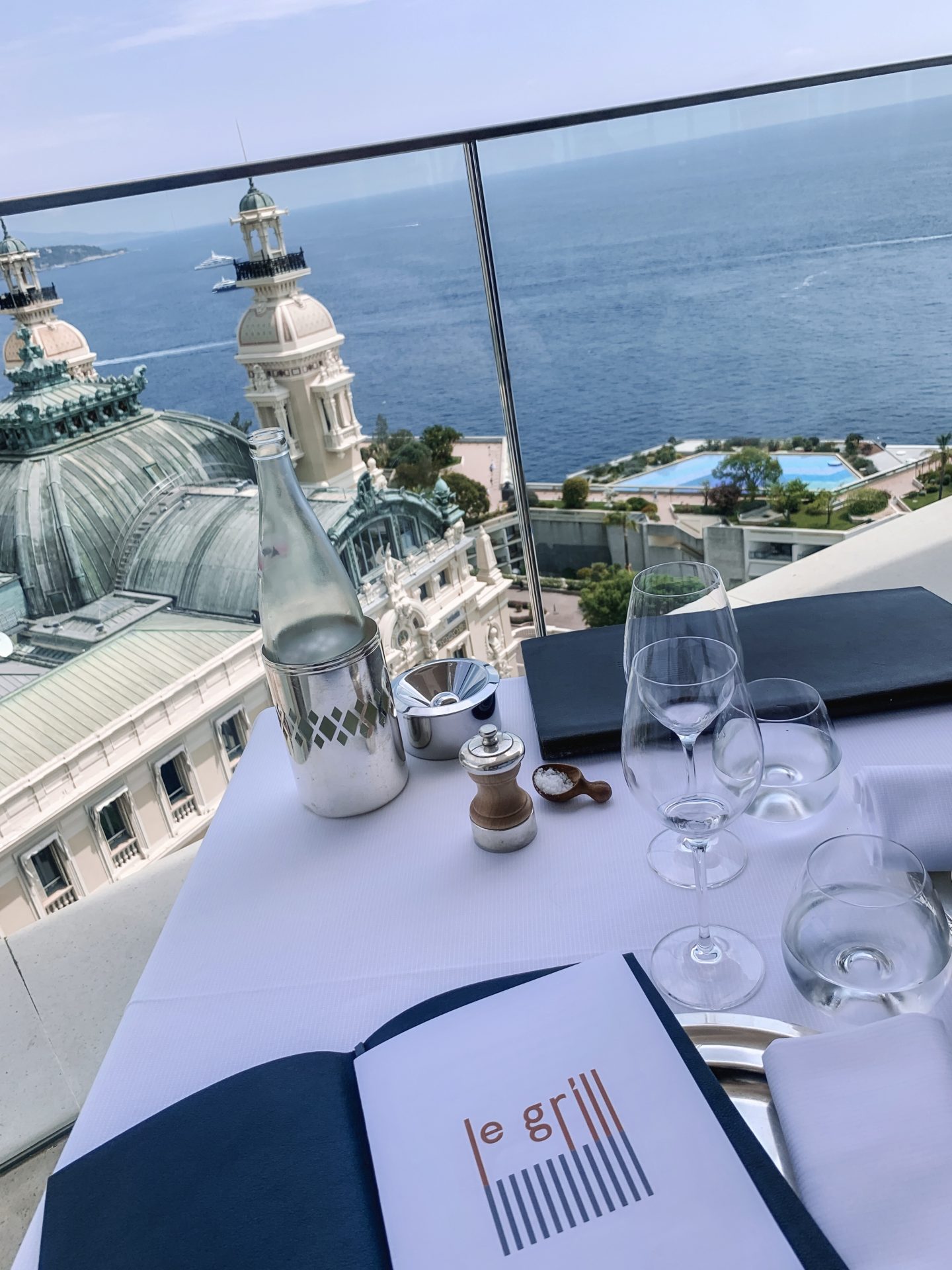 Le Grill Michelin Star restaurant, Monaco