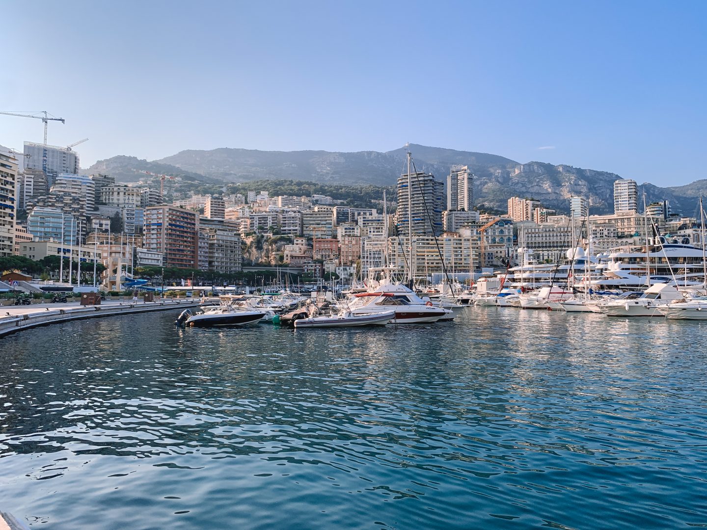 Hercule harbour in Monaco