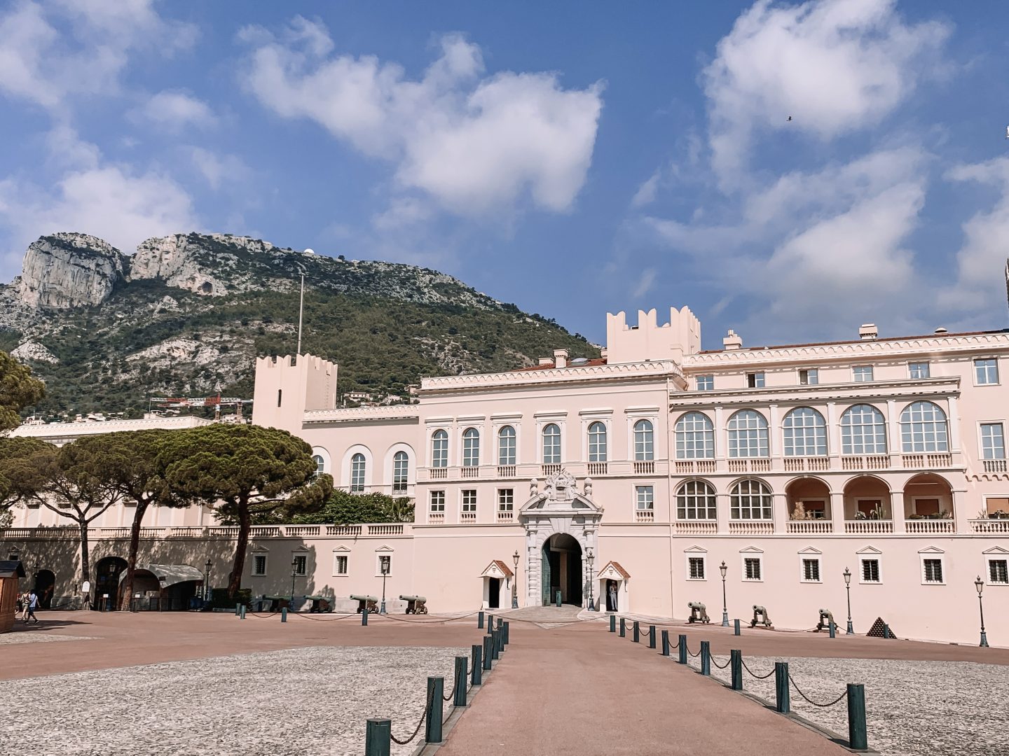 The Prince’s Palace, the official residence of the Grimaldi family (Palais Princier de Monaco), Monaco