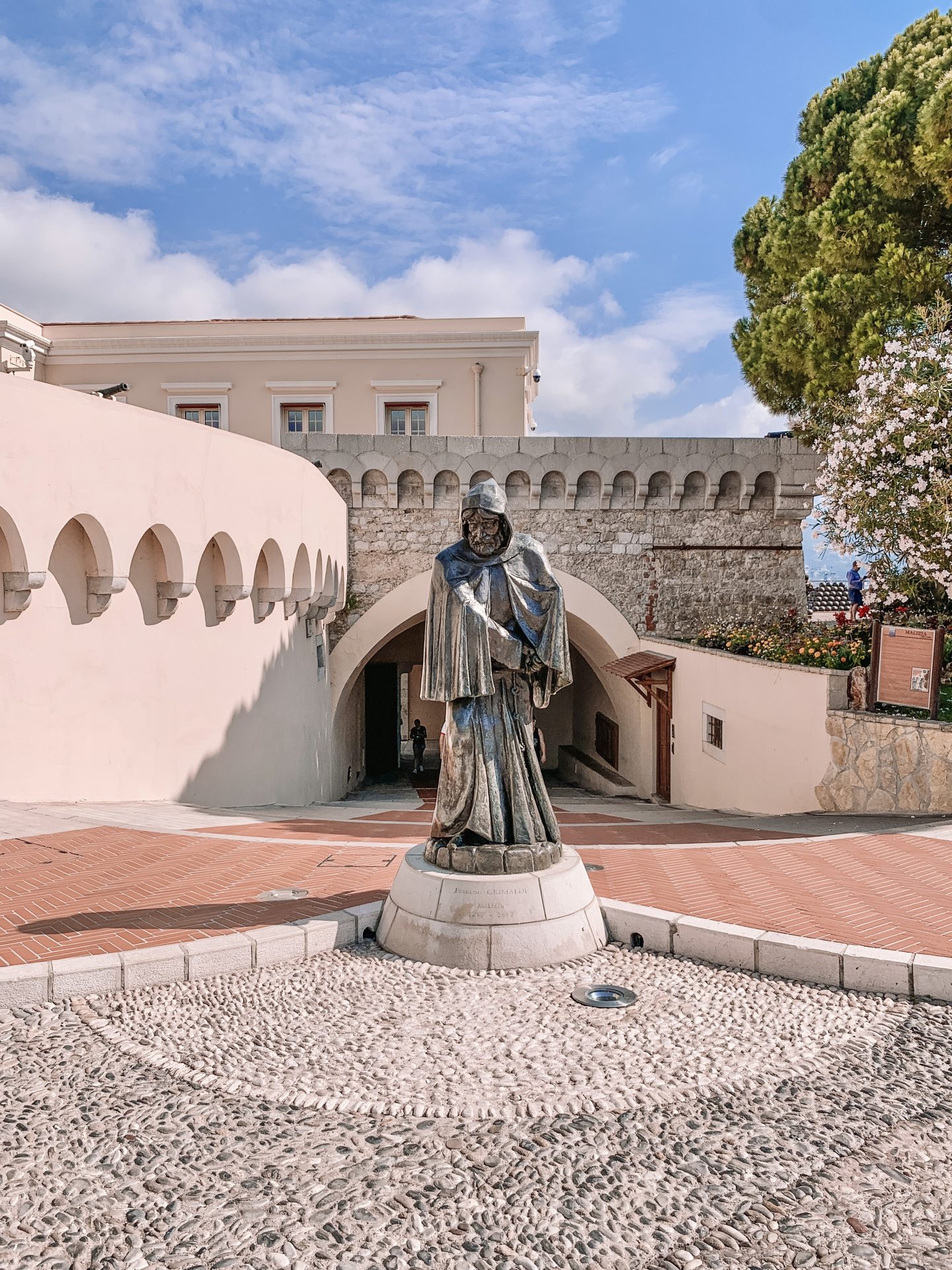 The Prince’s Palace, the official residence of the Grimaldi family (Palais Princier de Monaco), Monaco