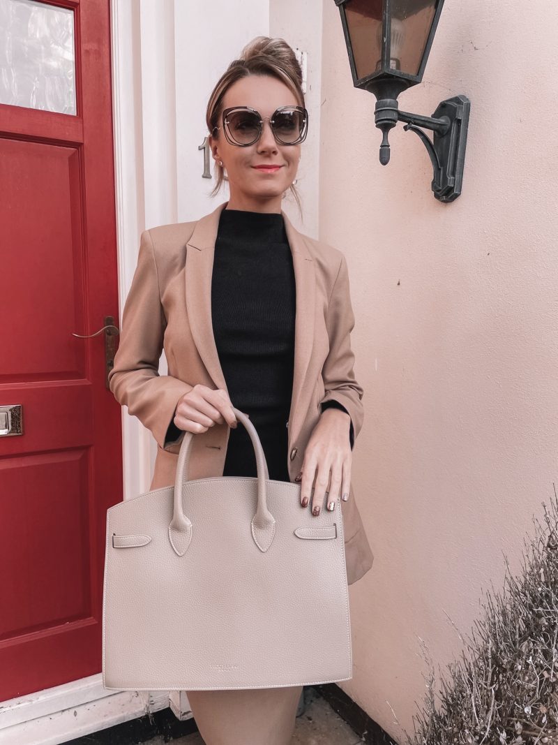 Teddy Blake Bag Kate Stampatto 15&quot; - Light Beige
