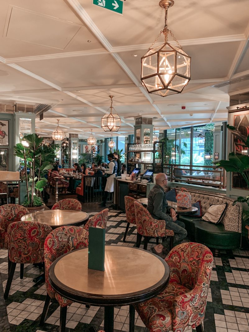 THE IVY IN THE PARK, CANARY WHARF RESTAURANT, London