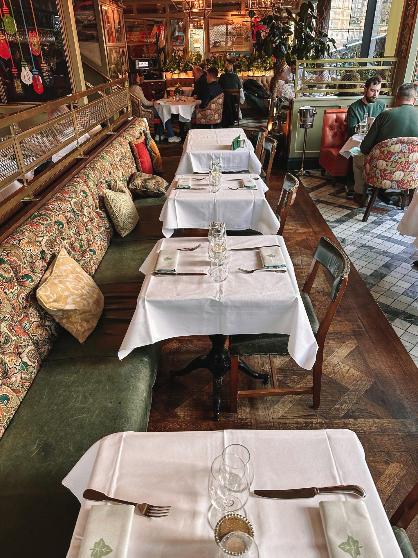 The Ivy on the Square, Edinburgh, Scotland