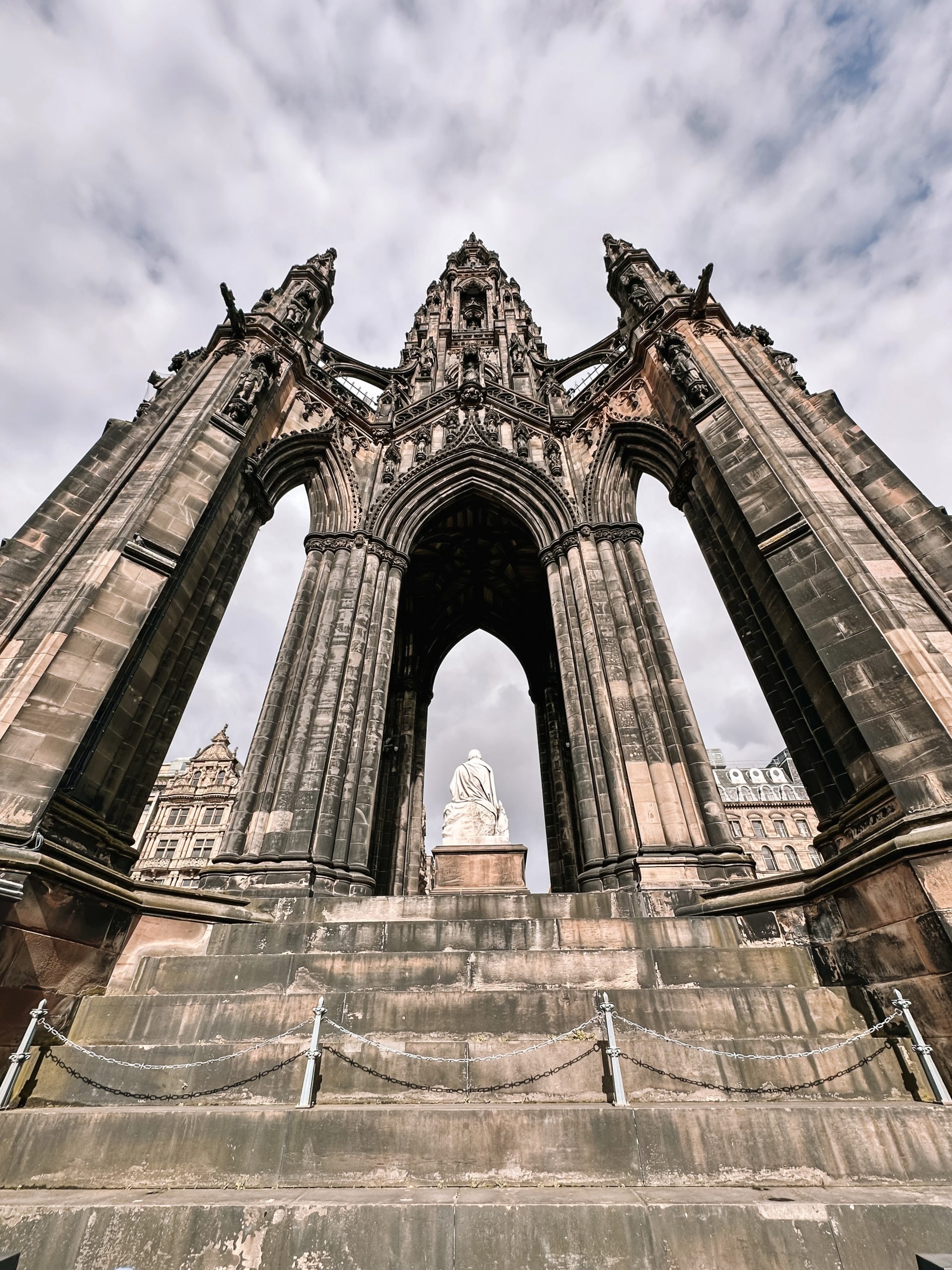 Gothic-inspired the Scott Monument