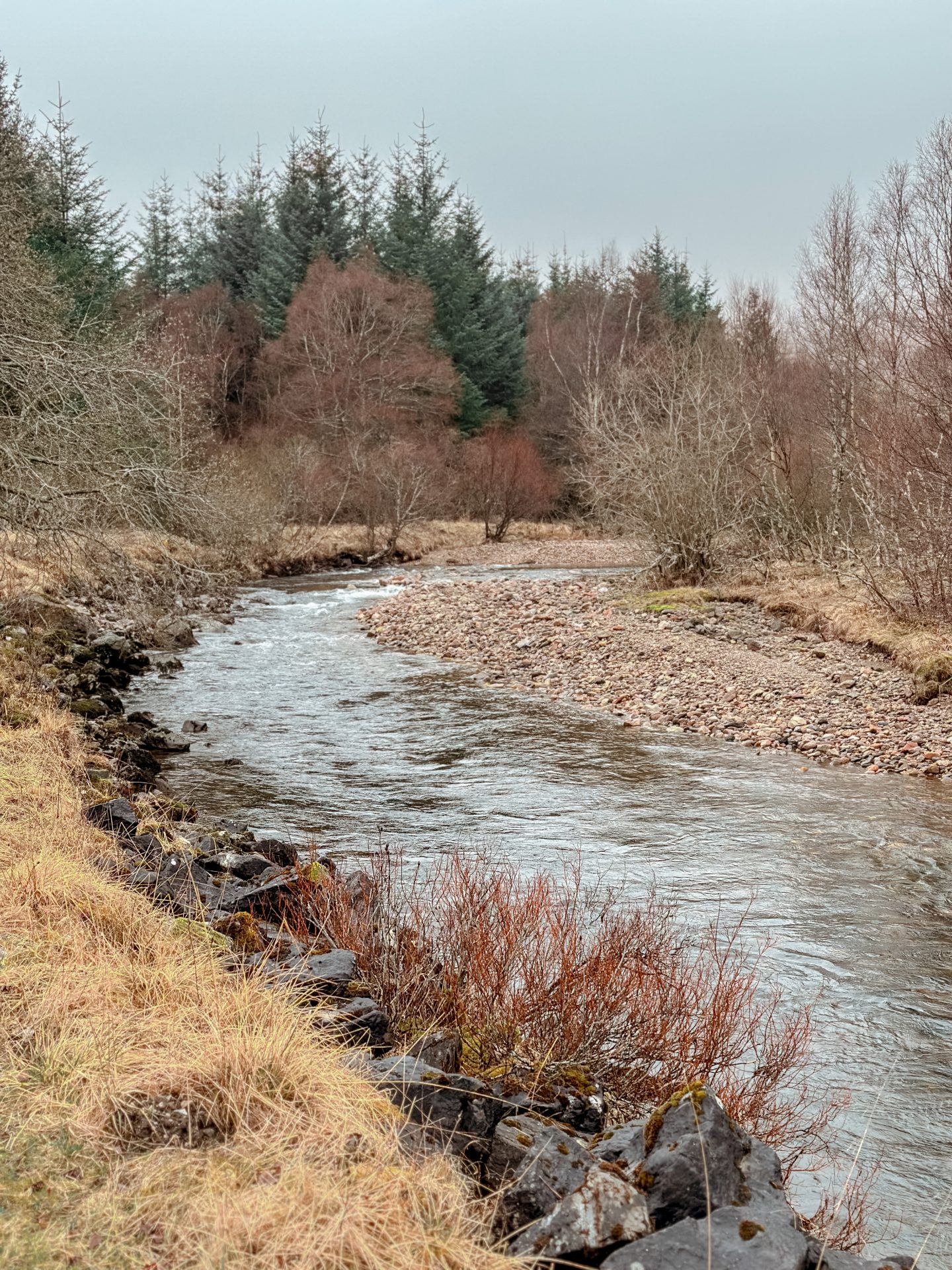 Spittal of Glenshee, Blairgowrie, walk towards the Dalmunzie Castle Hotel