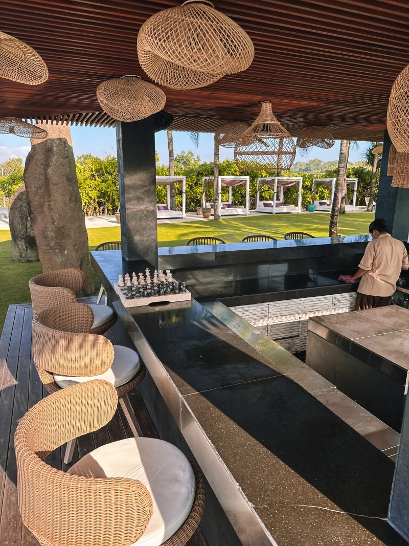 The Royal Purnama Boutique Hotel, Bali, Indonesia, The standing Stones lounge bar