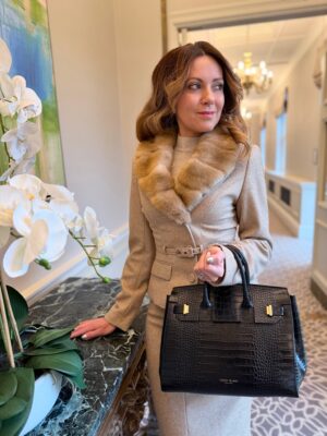 Teddy Blake Lola Croco leather bag